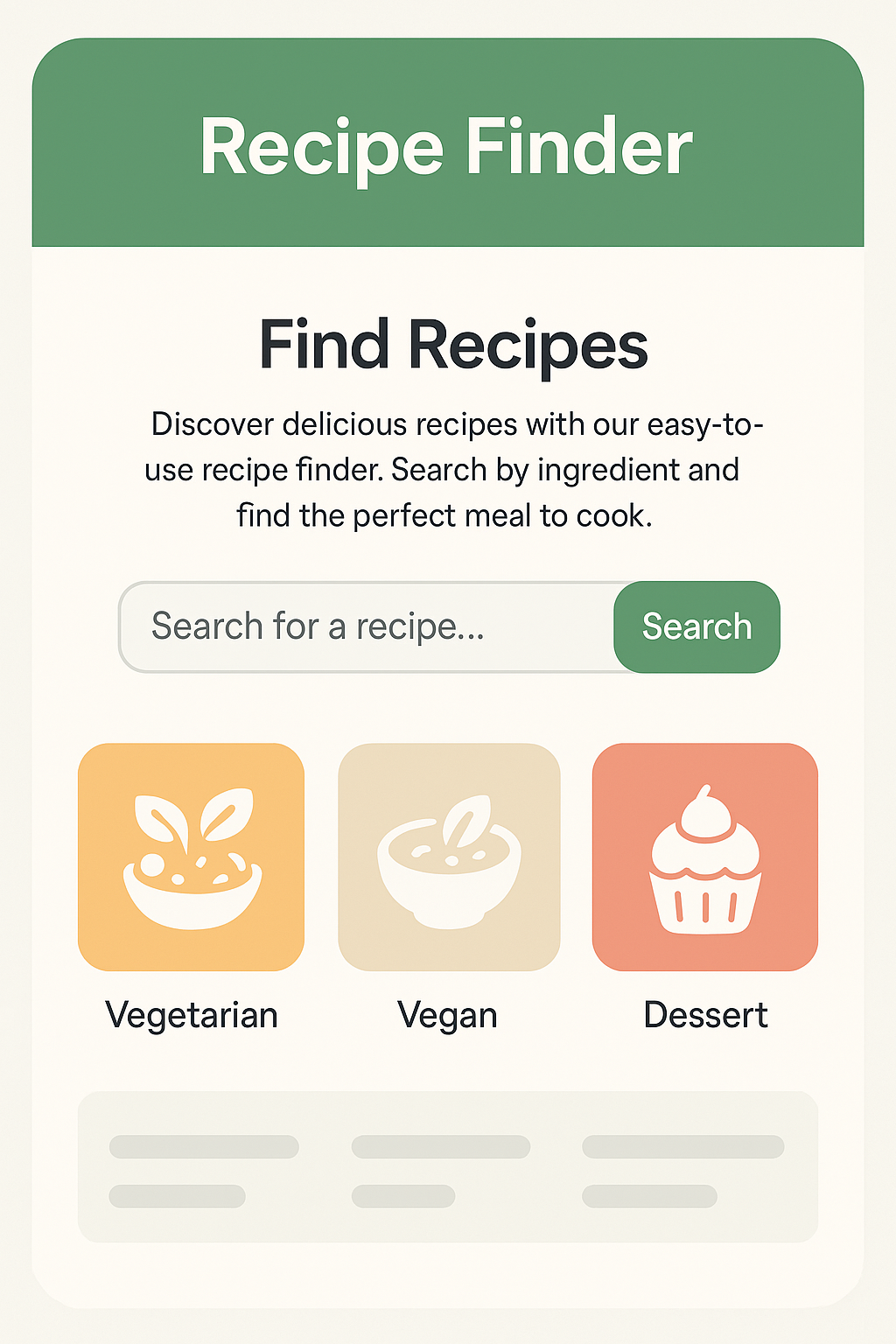 Recipe Finder App